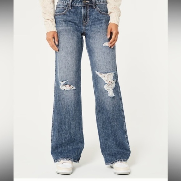 Hollister Denim - Hollister Low Rise Vintage Baggy Jeans NWT— 1 REGULAR